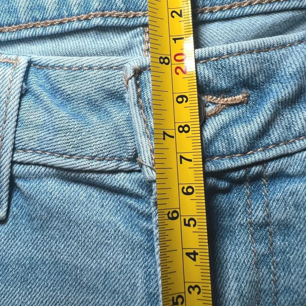 Levis Superlow Bootcut Jeans Light Wash Loose Fit Distressed Low Rise Grunge 26
